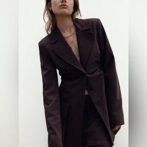 ZARA: FITTED BLAZER DRESS
